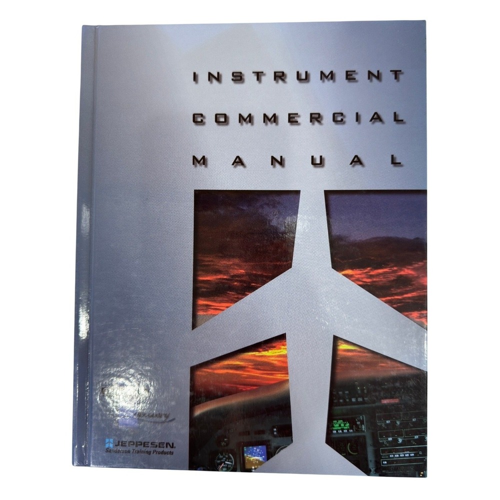 Jeppesen Guided Flight Discovery Instrument Commercial Manual Hardcover Textbook